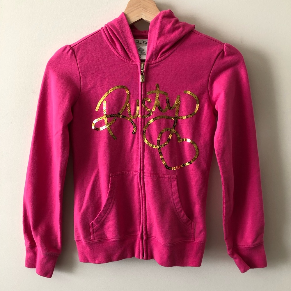 Rusty Pink Zip Up